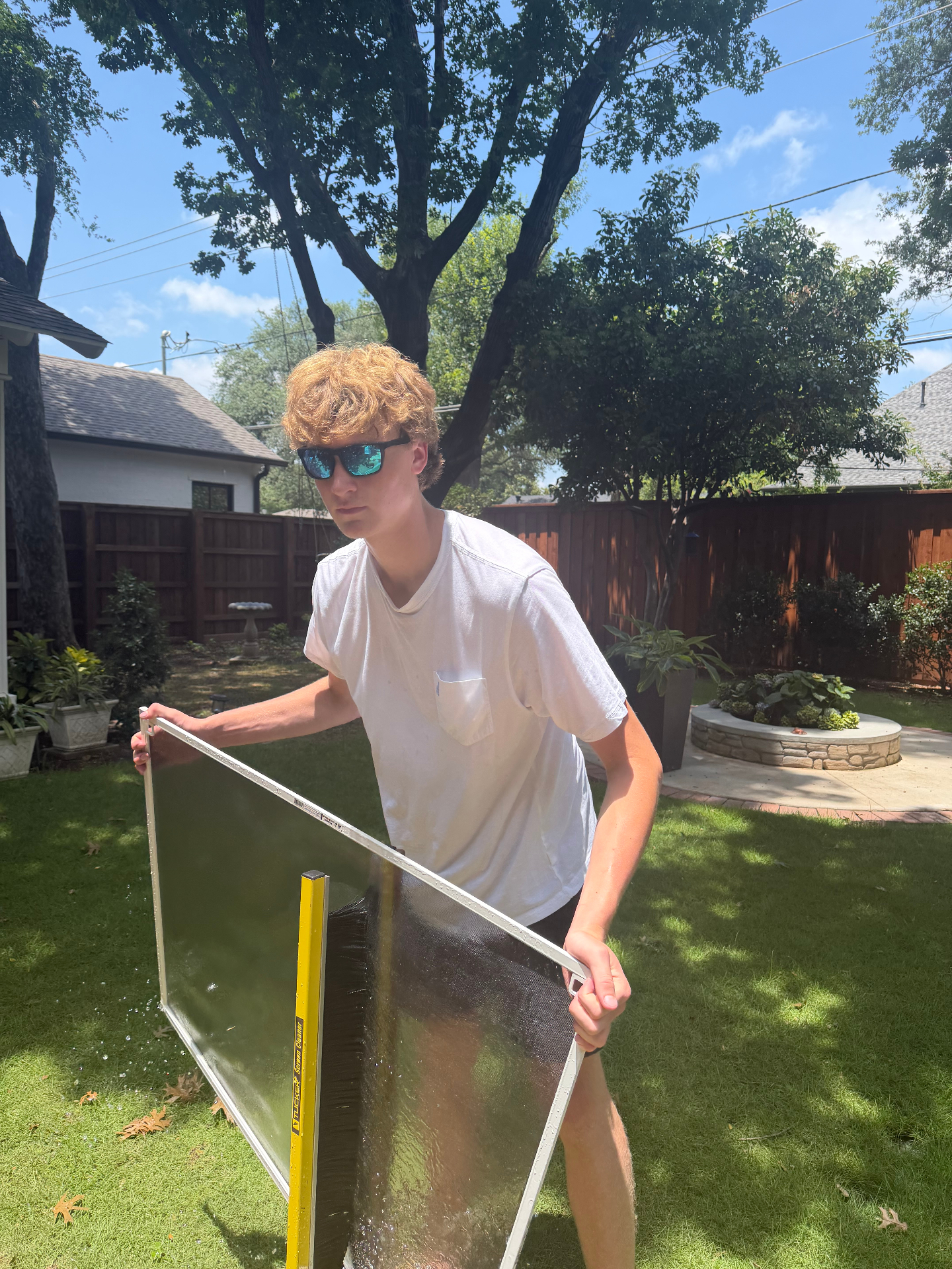 Screen cleaning — every visit